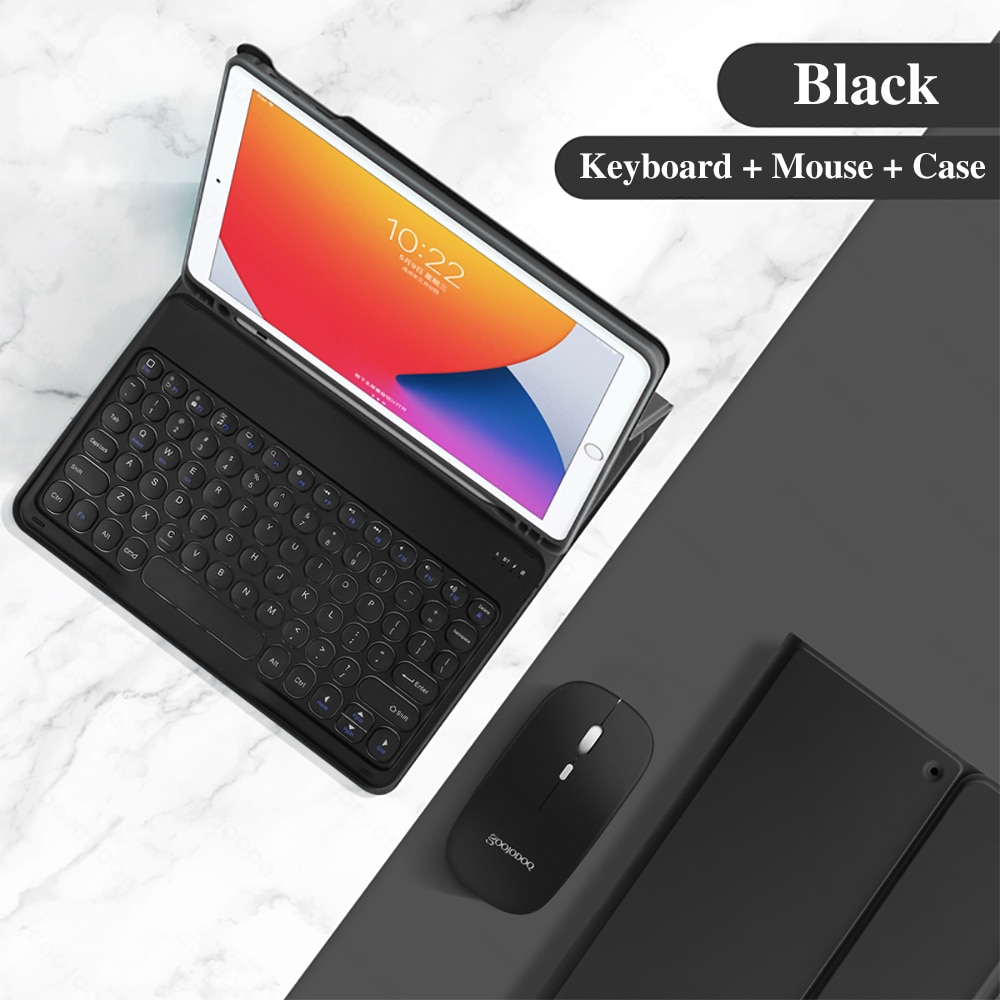 For iPad Air 4 Case Air 5 with Keyboard for iPad Pro 11 Case for iPad 9th Generation 8th Gen Case 10.2 10”2 Air 2 1 Air 3 Cover