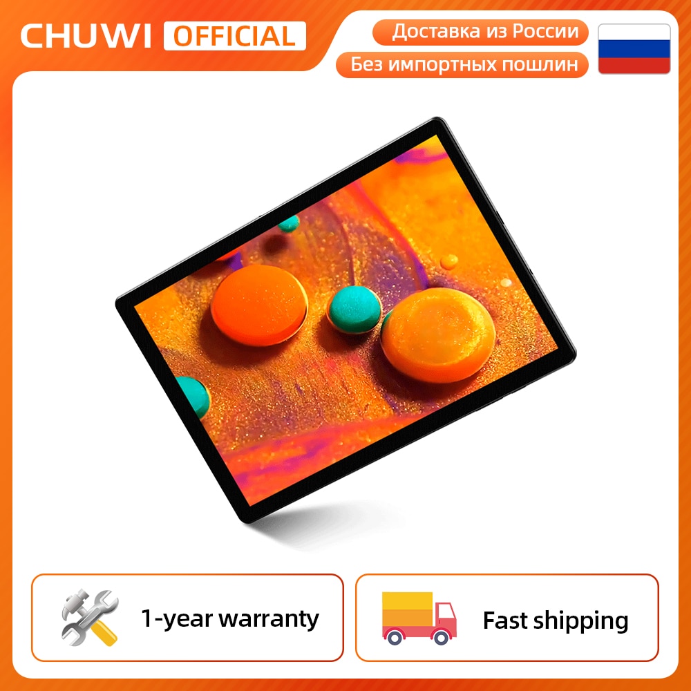 CHUWI HiPad 10.1 inch 1920x1200 Resolution Unisoc T618 Octa Core 6GB LPDDR4 128GB eMMC Android 11 Tablet for Gaming and Kids