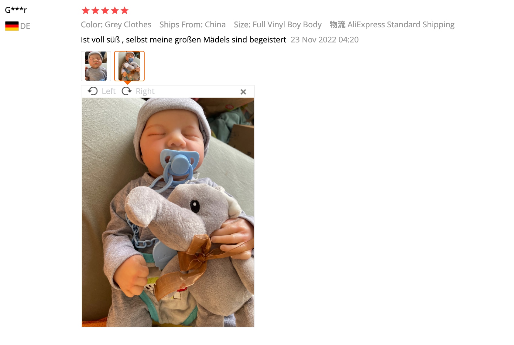 17Inch Lifelike Finished Bebe Reborn Full Vinyl Boy Body Washable Doll Levi Awake or Sleeping Toy Figure For Girls Surprise Gift