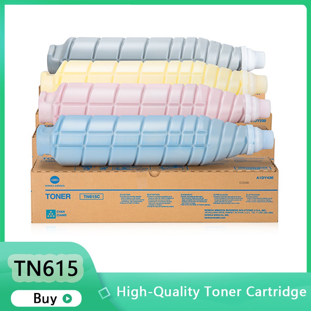 TN615 Toner Cartridge for Konica Minolta Bizhub Pro C 8000 6000 6500 6501 7000 C8000 C6000 C6500 C6501 C7000 TN-615 TN615C