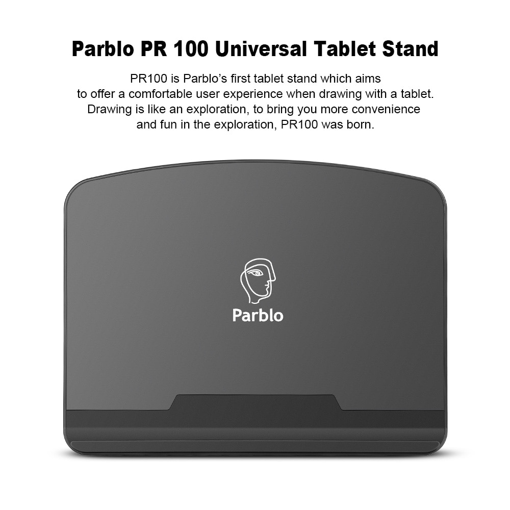 Parblo PR100 Adjustable Stand Folding Portable for 10-22 Inches Display Drawing Tablet Graphic Tablet Laptop Ipad