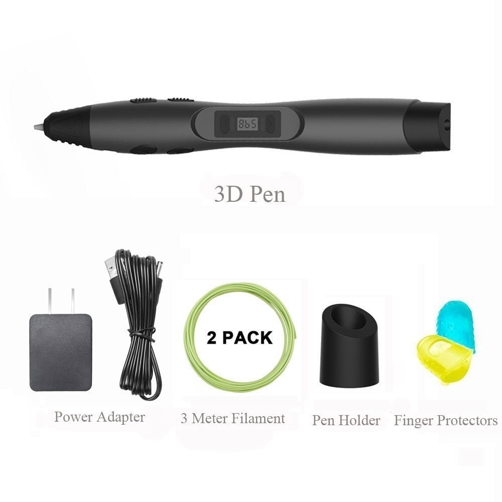 SUNLU SL-300 3D Pen With Plug 3D Printing Pens Support PLA/ABS Filament 1.75mm 8 levels Speed Control Child Christmas Gift