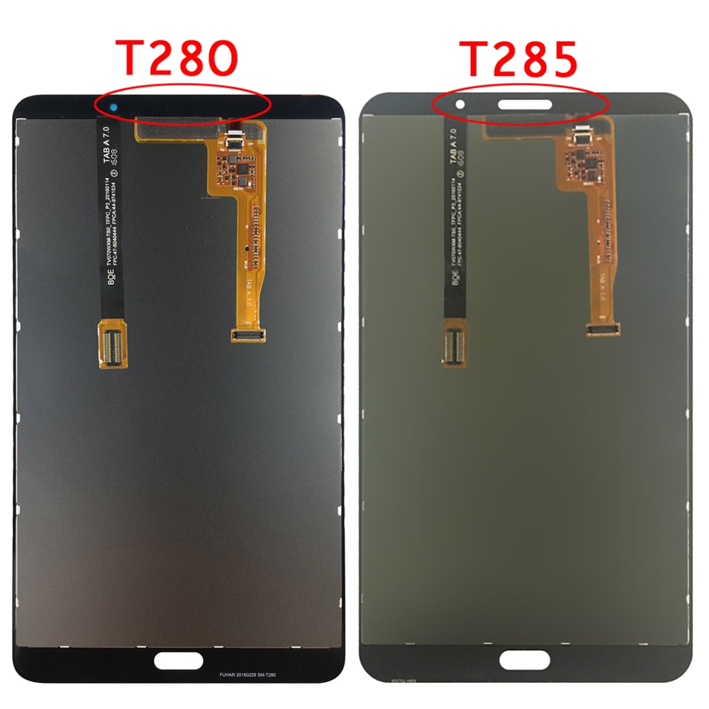 New 7'' LCD Panel for Samsung Galaxy Tab A 7.0 2016 SM-T280 SM-T285 T280 T285 LCD Display With Touch Screen Digitizer Assembly