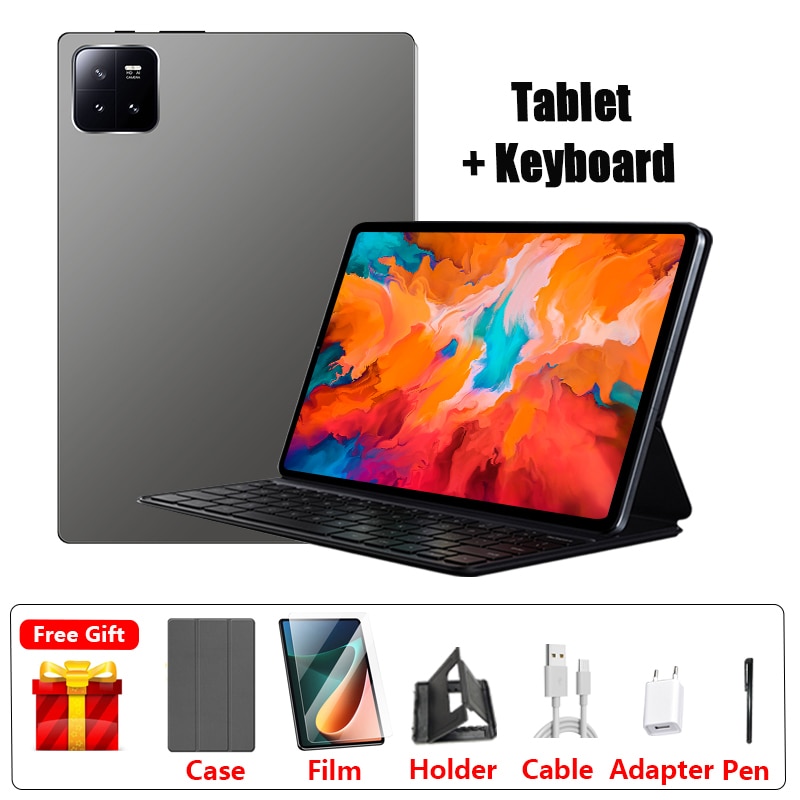 World Premiere Pad 13 Pro Tablet 10 Inch 120Hz WQHD+ Display Tablete android 12 Snapdragon 870 10000mAh 12GB 512GB 5G Tablets pc