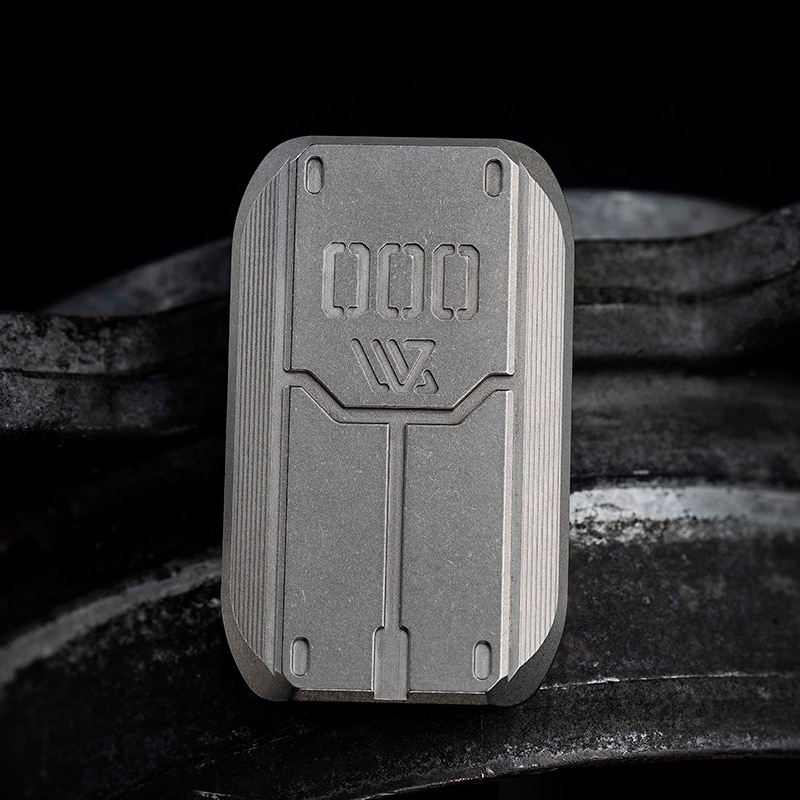 WANWU-EDC Reactive Armor Shield Slider Defense Tungsten Copper Moon Surface Stonewashed Tech EDC Adult Decompression Toy