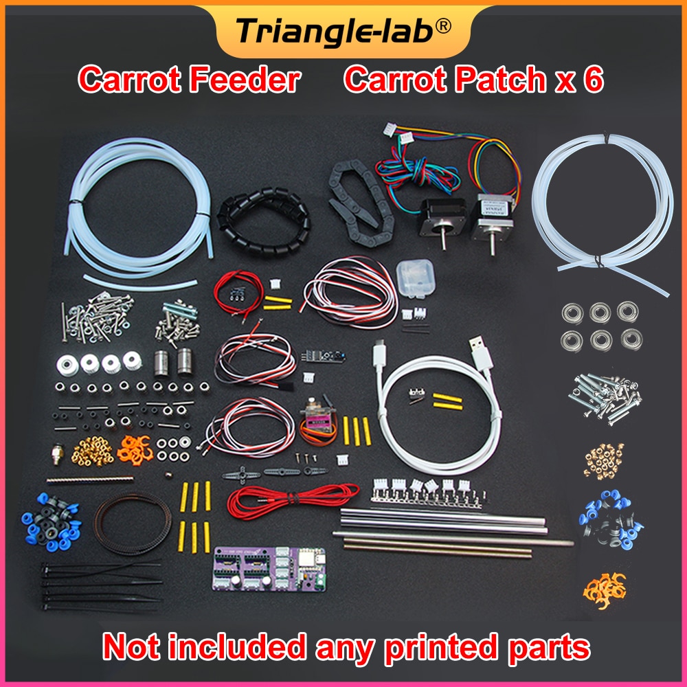 Trianglelab Trident Mmu Kit Enrager Rabbit Carrot Feeder Ercf Ercp Easy Brd V1.1 Multi Material 3D Printer VORA(O)N