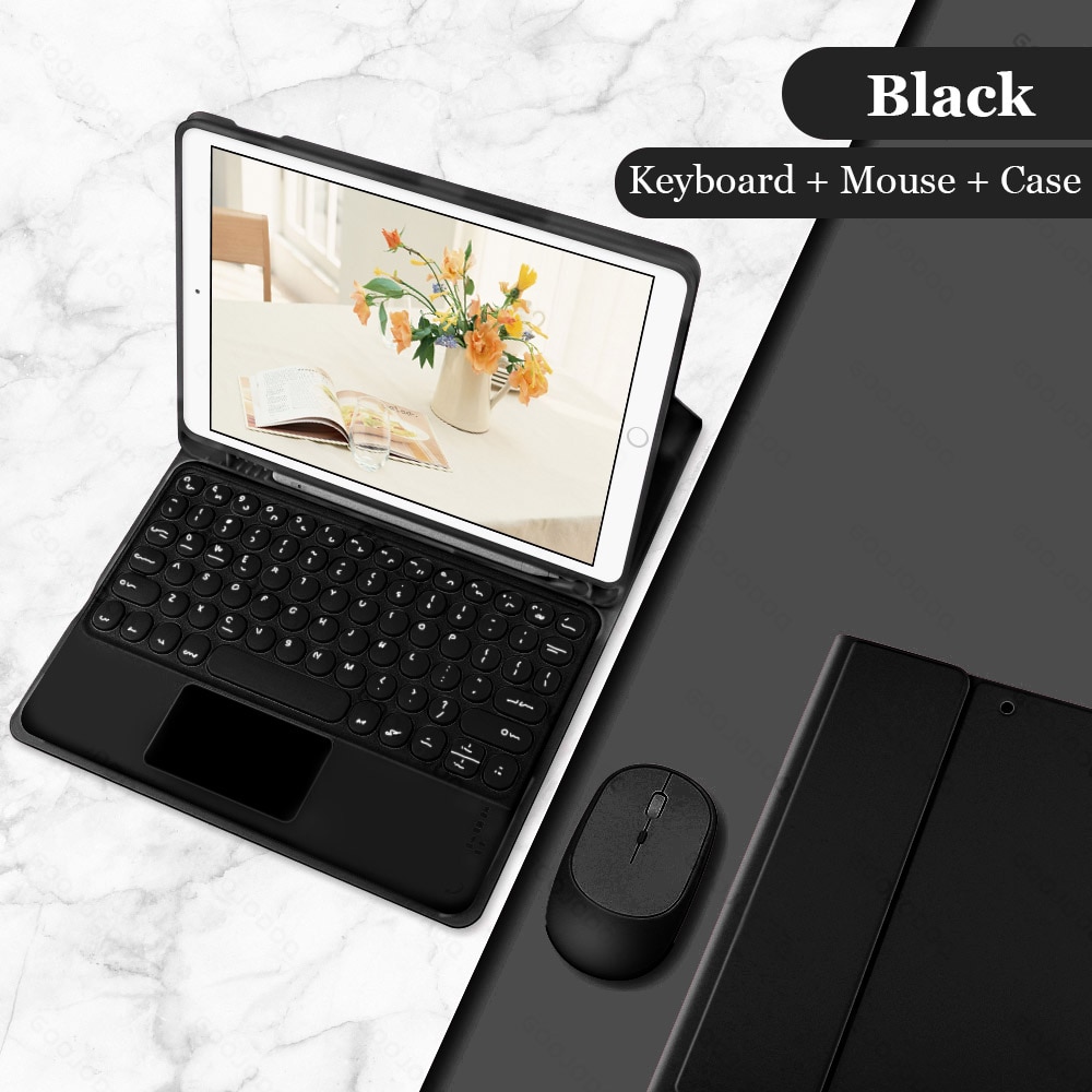 For iPad Air 4 Case Air 5 with Keyboard for iPad Pro 11 Case for iPad 9th Generation 8th Gen Case 10.2 10”2 Air 2 1 Air 3 Cover