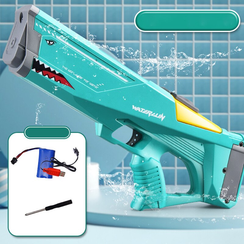 Automatic Electric Water Gun Children Toys Outdoor Beach Water Wars Summer Wimming Pool Large Capacity Water Guns for Kids Adult