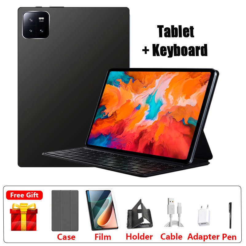 World Premiere Pad 13 Pro Tablet 10 Inch 120Hz WQHD+ Display Tablete android 12 Snapdragon 870 10000mAh 12GB 512GB 5G Tablets pc