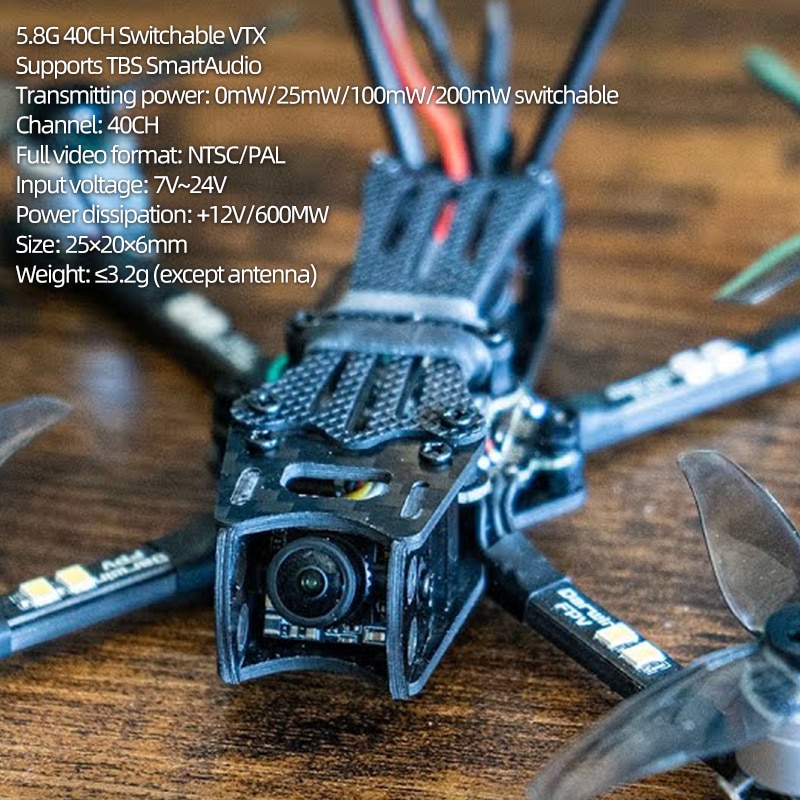 Darwin FPV Baby Ape Pro FPV Remote Control Drone Quadcopter Brushless Motor Caddx AIO Flight Controller VTX Drone DarwinFPV