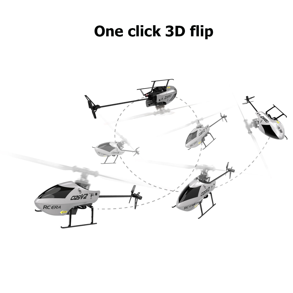 C129V2 2.4GHz RC Helicopter 6-axis Gyroscope PRO Helicopter Single Paddle Without Ailerons Remote Aircraft RC Toy