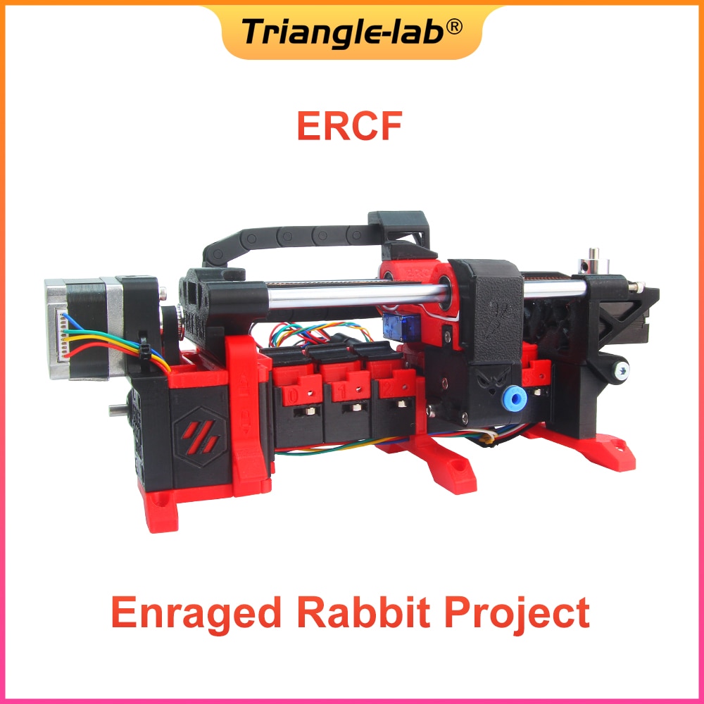Trianglelab Trident Mmu Kit Enrager Rabbit Carrot Feeder Ercf Ercp Easy Brd V1.1 Multi Material 3D Printer VORA(O)N