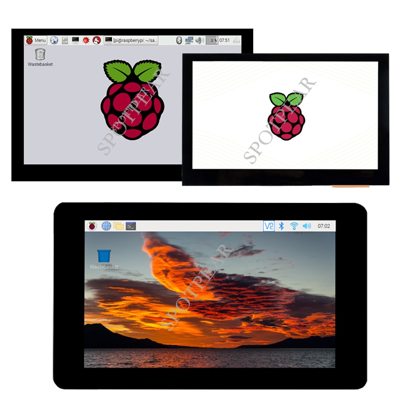 Raspberry Pi MIPI DSI LCD Display Capacitive Touch Screen 4.3inch/5inch/7inch TouchScreen