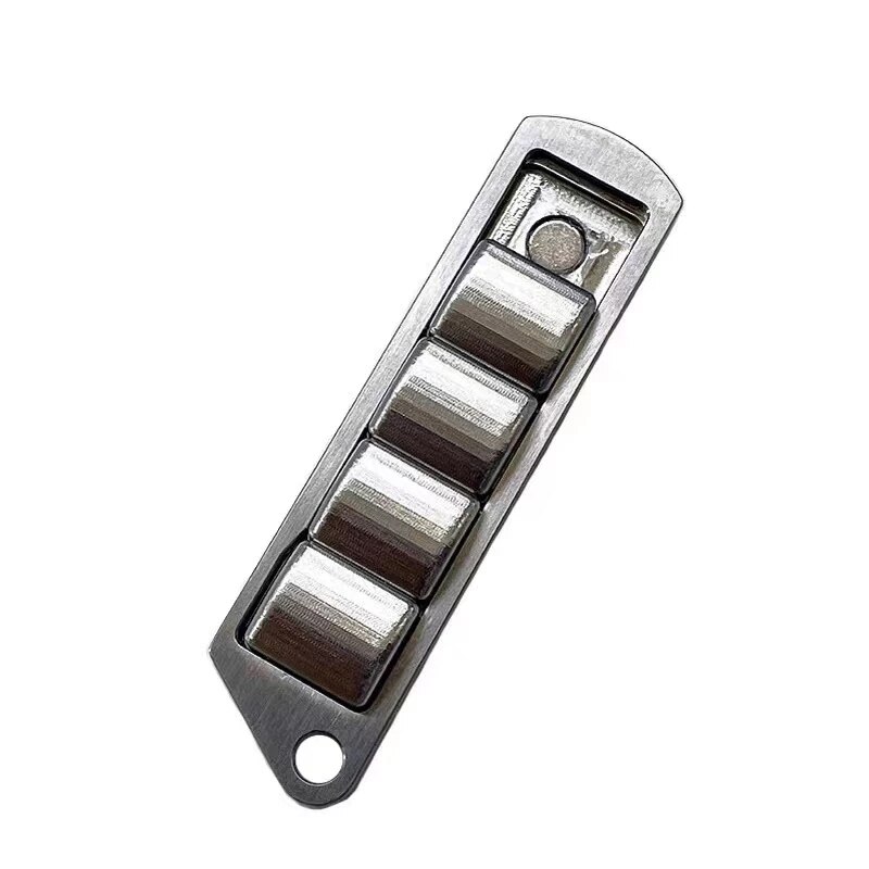 Magnetic Fidget Slider Adult EDC Metal Rotary  Fidget Toy ADHD Hand Spinner Autism Sensory Toys Anxiety Stress Relief Adult Gift