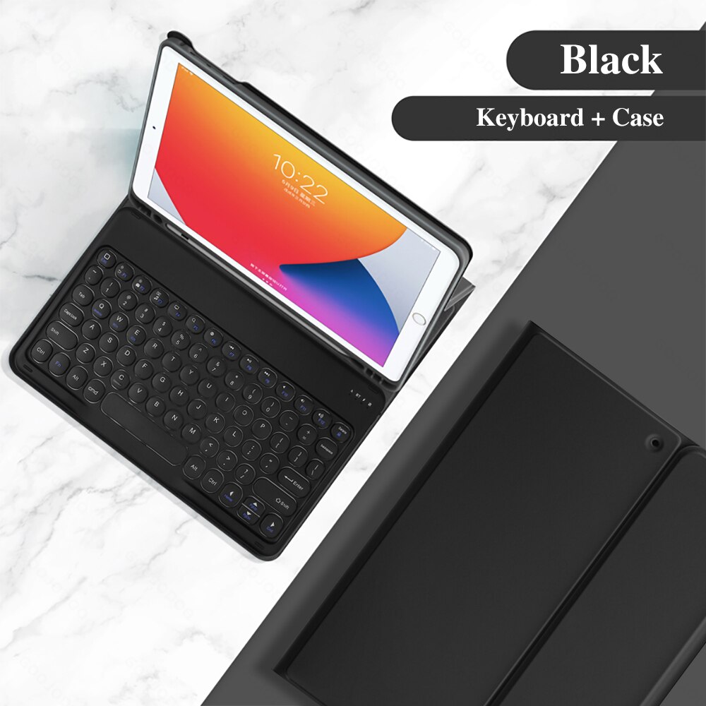For iPad Air 4 Case Air 5 with Keyboard for iPad Pro 11 Case for iPad 9th Generation 8th Gen Case 10.2 10”2 Air 2 1 Air 3 Cover