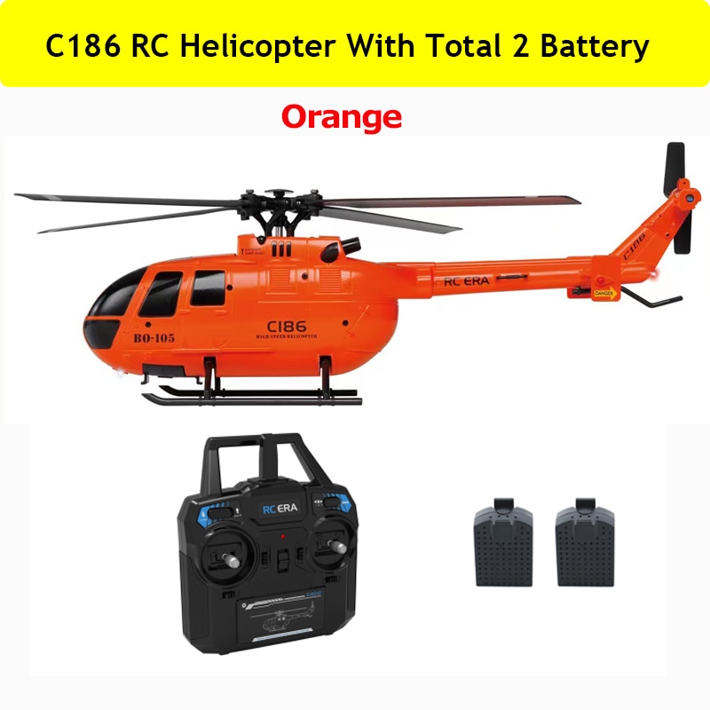 C186 RC Helicopter 2.4G 4 Propellers 6-Axis Electronic Gyroscope For Stabilization RC Toys VS C127