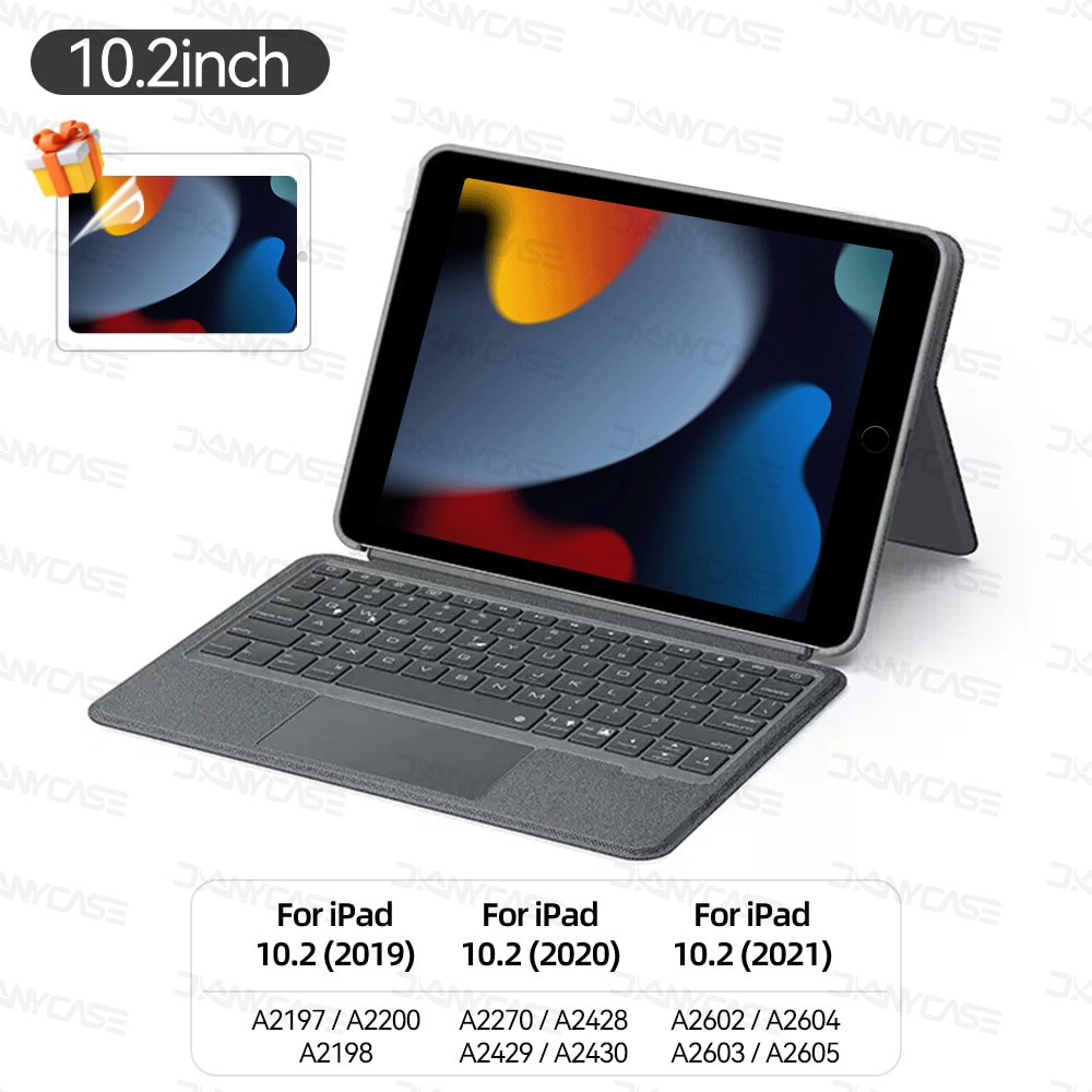Magic Keyboard Case For iPad Pro 11 Pro 12.9 10.5 10.2 7/8/9th Air 4/5 10.9 With Wireless keyboard Magnetic separation Cover