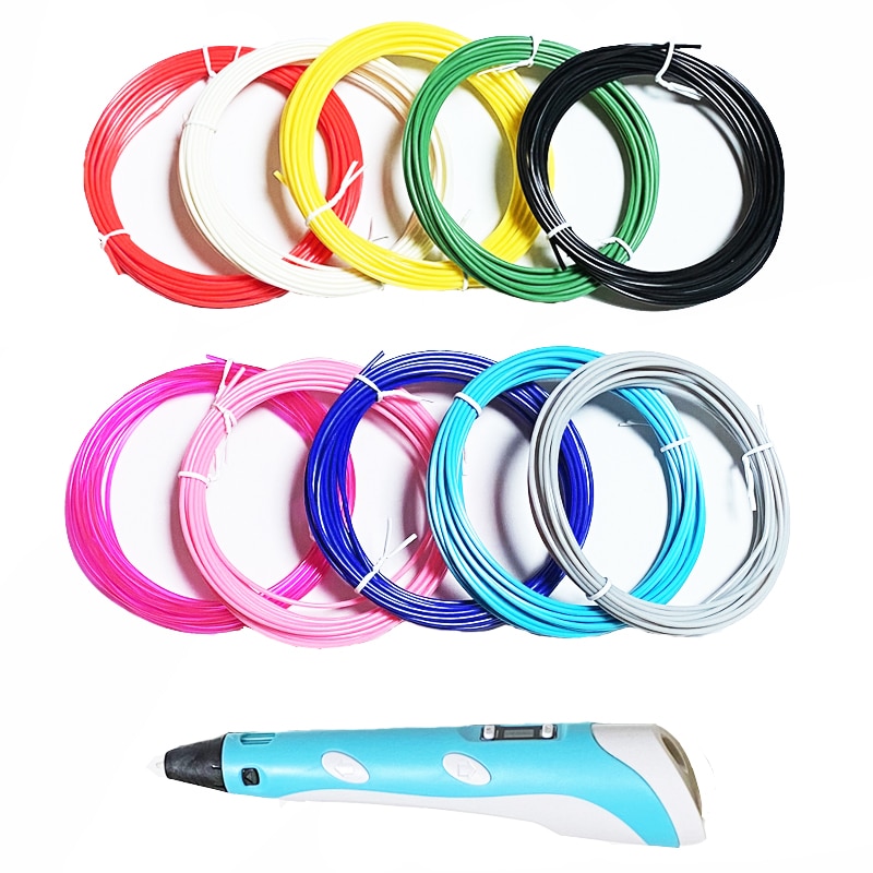 3D Printing Pen 3D Pen OLED Display With 12 Color PLA/ABS Filaments 3D Drawing Printer For Kids/Adults Creative Design Drawing