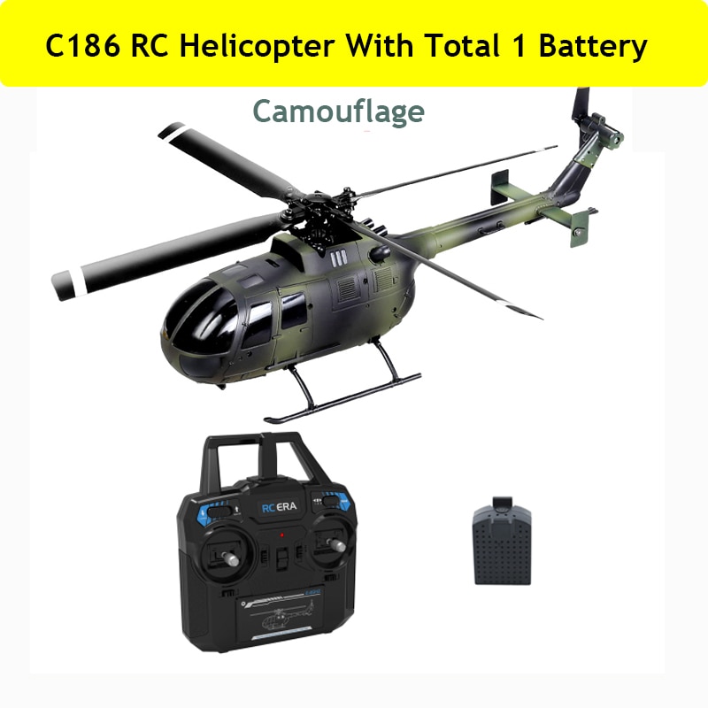 C186 RC Helicopter 2.4G 4 Propellers 6-Axis Electronic Gyroscope For Stabilization RC Toys VS C127