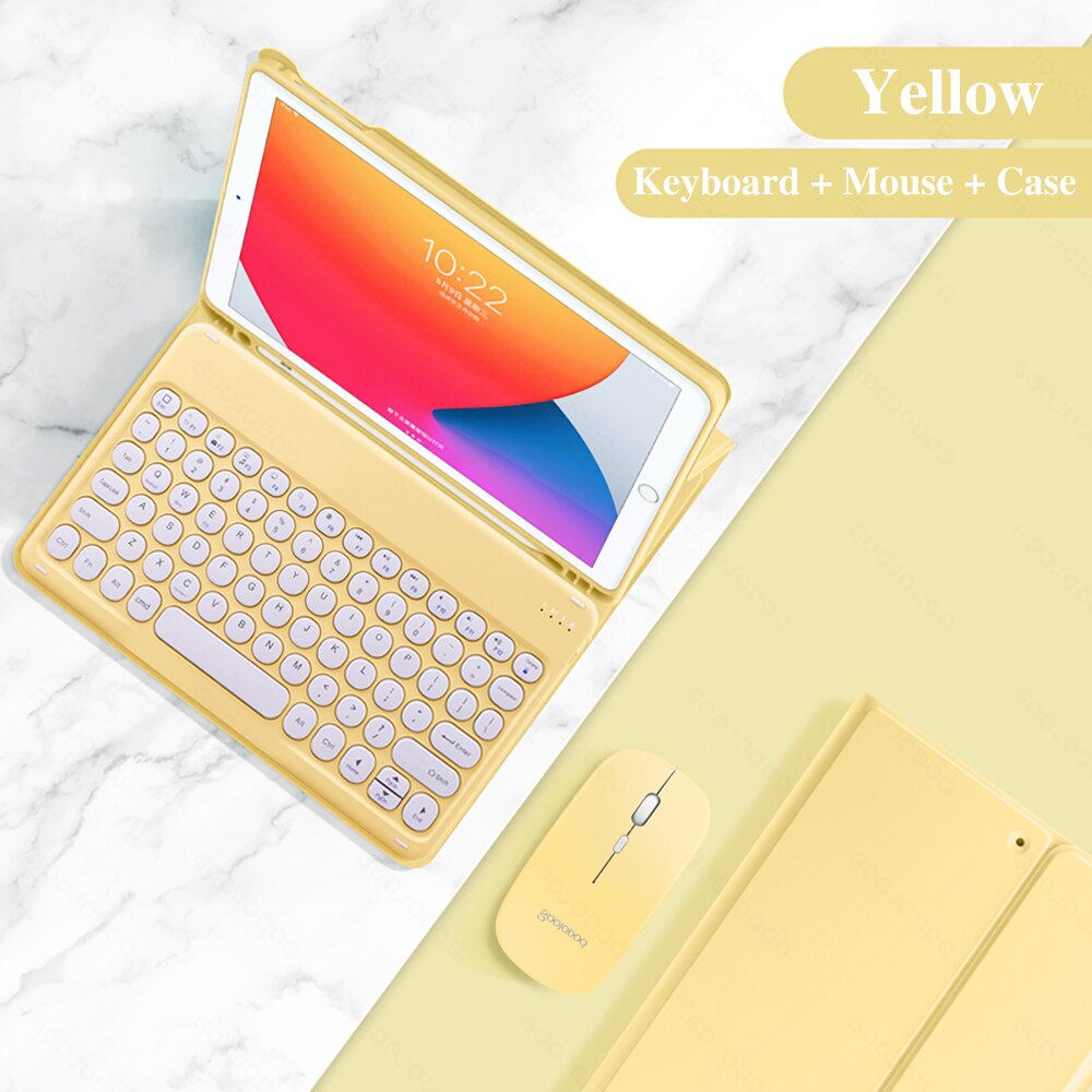 For iPad Air 4 Case Air 5 with Keyboard for iPad Pro 11 Case for iPad 9th Generation 8th Gen Case 10.2 10”2 Air 2 1 Air 3 Cover