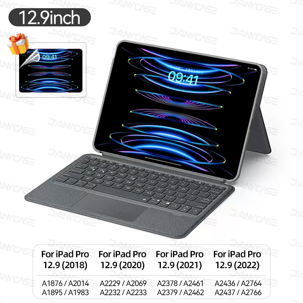 Magic Keyboard Case For iPad Pro 11 Pro 12.9 10.5 10.2 7/8/9th Air 4/5 10.9 With Wireless keyboard Magnetic separation Cover