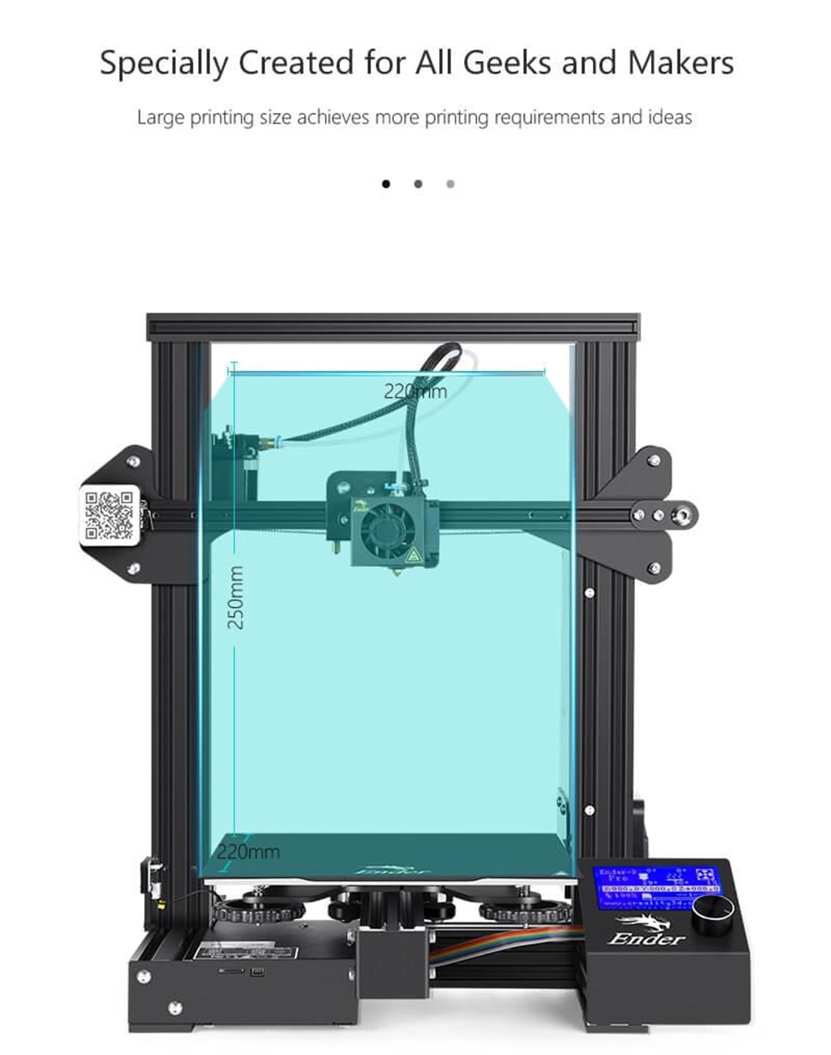 CREALITY 3D Printer Ender 3 S1/Ender 3 S1 PRO/Ender 3 V2 FDM Printer Smart Filament Sensor Self-assemble Printer Kit 3D Machine