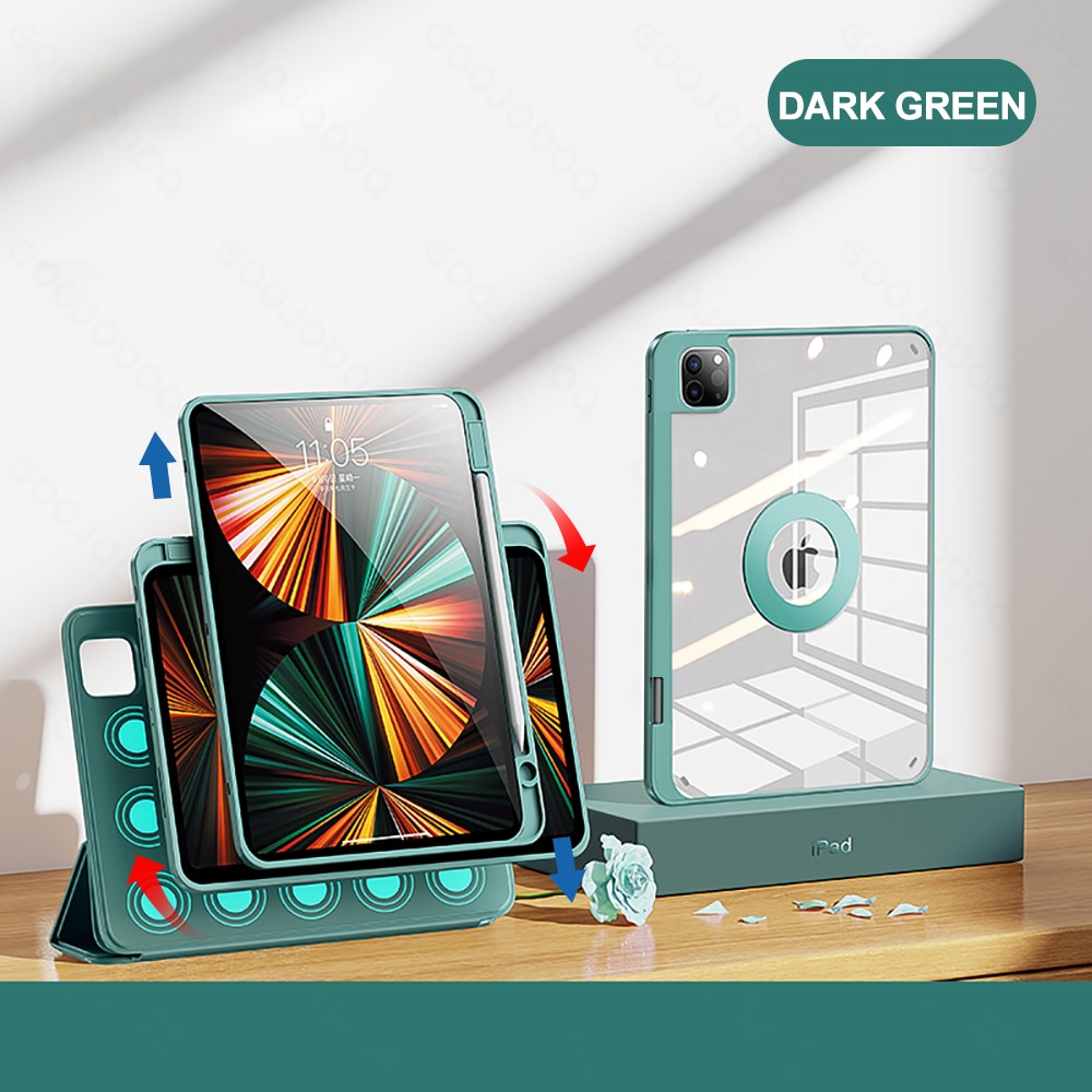 For iPad Air 5 case For iPad Air 4 5 For iPad Pro 11 10.2 7 8 9th Generation Case Funda 9 Generation Detachable Back Shell