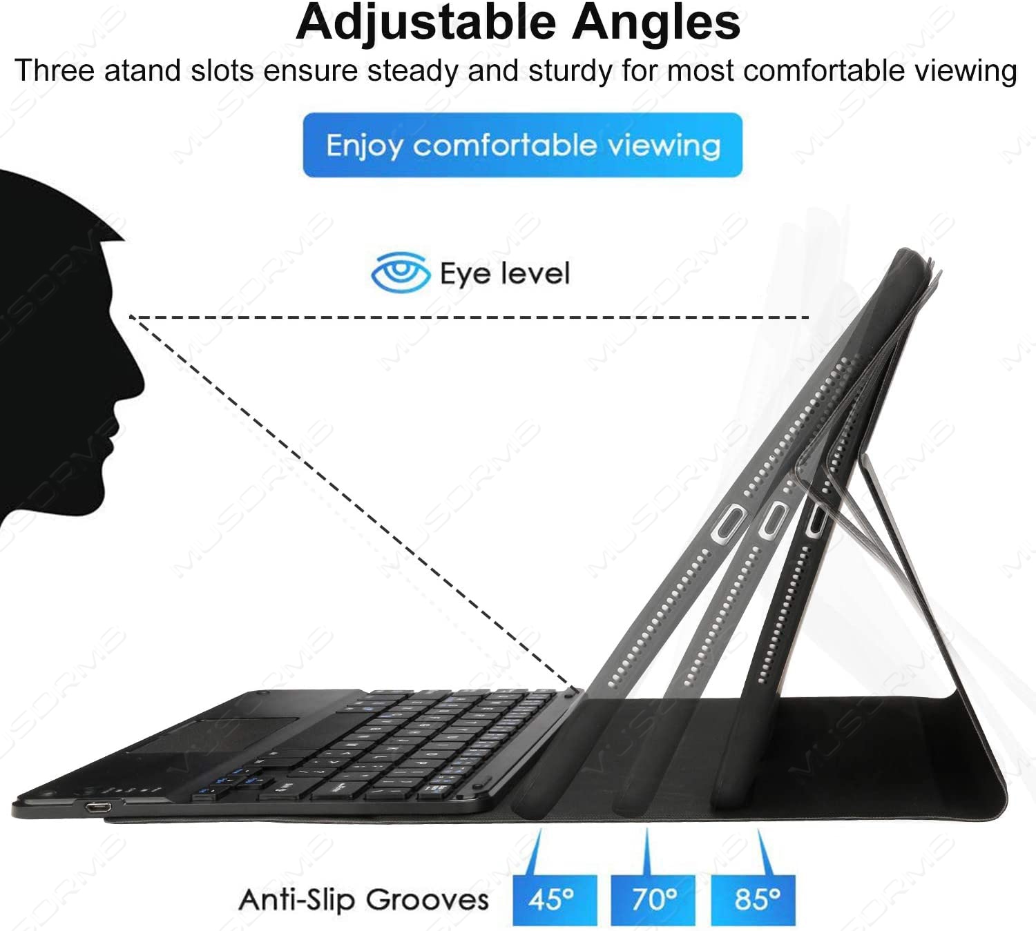 Magic Case Keyboard for Samsung Tab A8 A7 S6 Lite 2022 Touchpad Backlit Tab S8 S7+ S7 FE S8+ Plus S8 Ultra Portuguese Korean