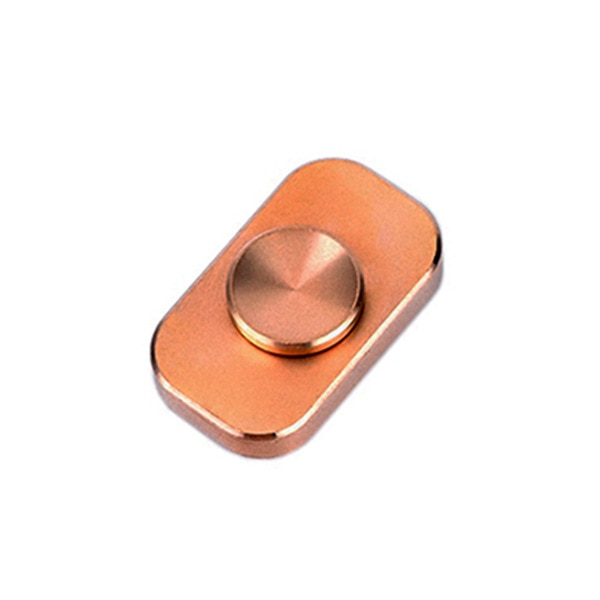 Metal Small Square Fidget Spinner Mini Elf Pure Copper Fingertip Gyro Decompression Stress Relief Autism Toy Adult Child Gift