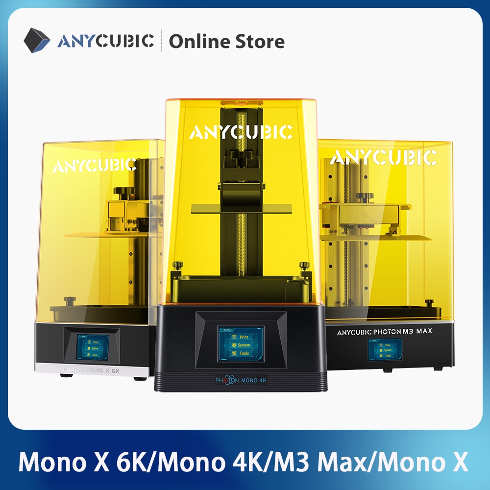 ANYCUBIC Photon Mono X 6K 8K M3 Premium 3D Printer UV Resin Printing Wash&Cure Machine SLA LCD 3d Printer Print impressora 3d