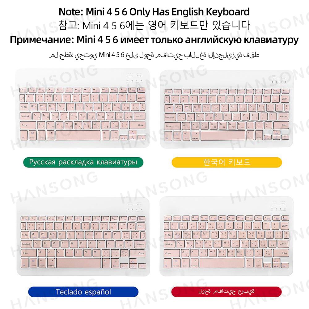 For iPad Keyboard Case For iPad Pro 11 2020 2021 Air 5 4 10.9 Mini 6 10.2 9/8/7th 2018 2017 5th 6th 9.7 Pro 10.5 Mini 4 5 Case