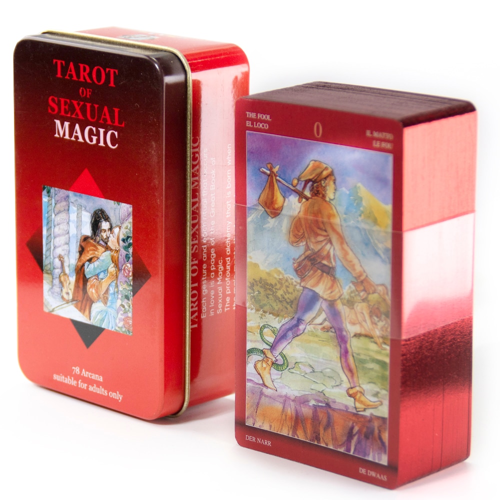 Lunalapin Tarot Luna Lapin Tarot Beginner in a Tin Metal Box High Quality 78 Card Gilded Edge Paper Booklet Based Rider Tarot