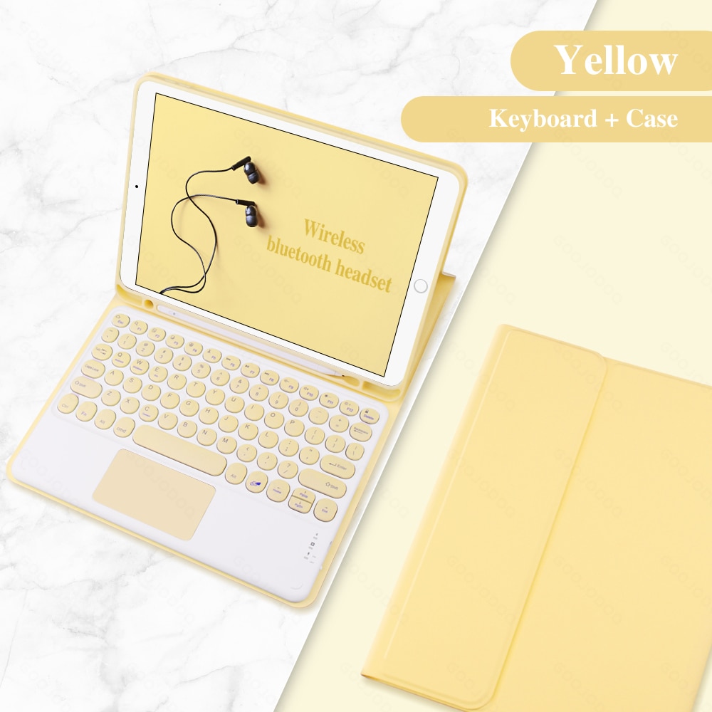 For iPad Air 4 Case Air 5 with Keyboard for iPad Pro 11 Case for iPad 9th Generation 8th Gen Case 10.2 10”2 Air 2 1 Air 3 Cover