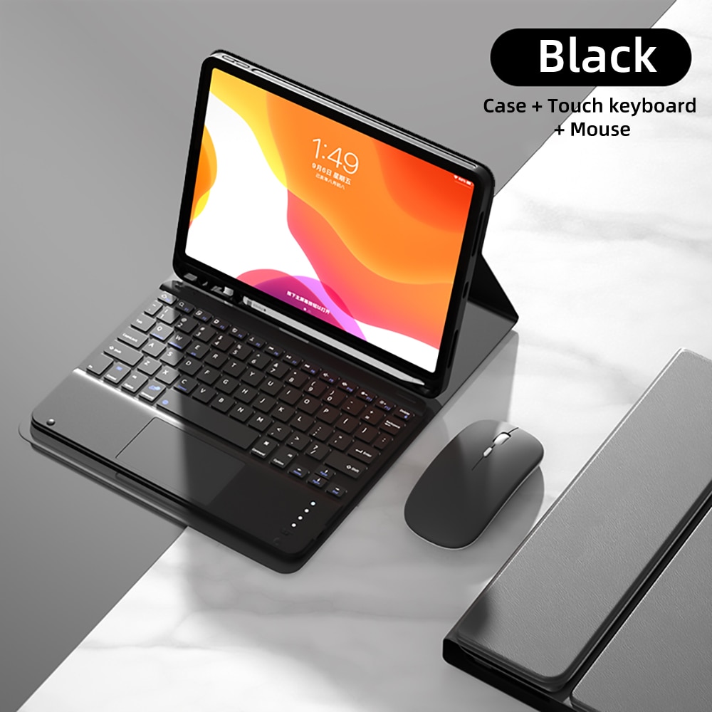 For iPad Keyboard Case For iPad Pro 11 2020 2021 Air 5 4 10.9 Mini 6 10.2 9/8/7th 2018 2017 5th 6th 9.7 Pro 10.5 Mini 4 5 Case