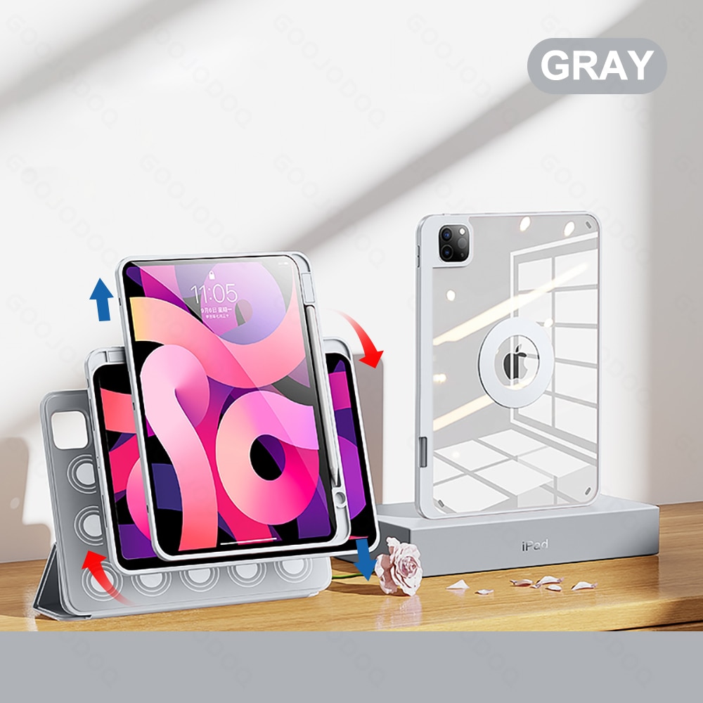 For iPad Air 5 case For iPad Air 4 5 For iPad Pro 11 10.2 7 8 9th Generation Case Funda 9 Generation Detachable Back Shell