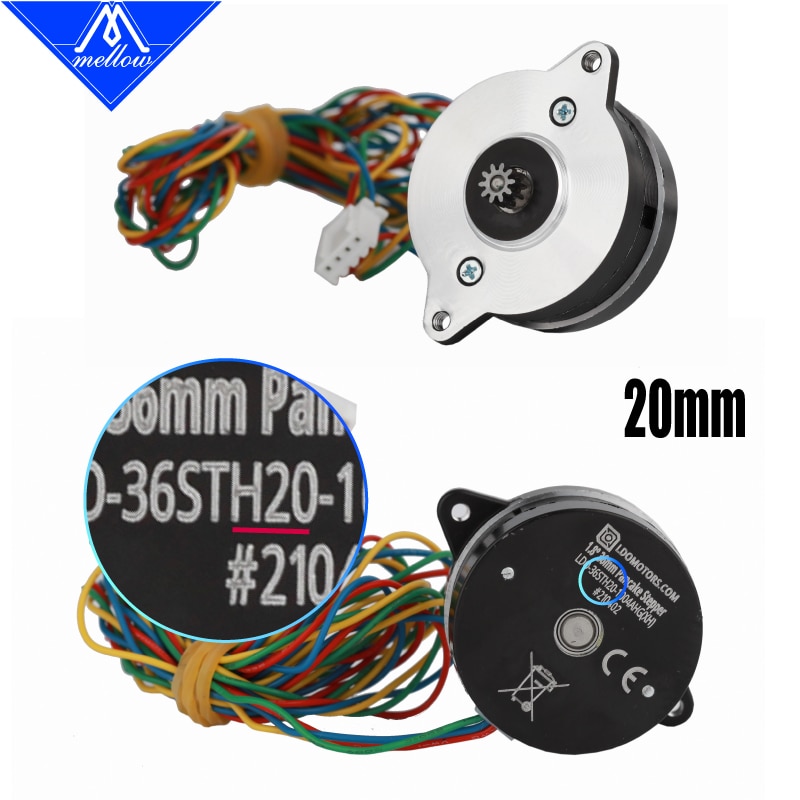 Mellow High Temperature LDO NEMA14 36mm Motor LDO-36STH17-0354AHG/LDO-36STH20-1004AHG For Orbiter/Sherpa Mini Extruder Voron 2.4