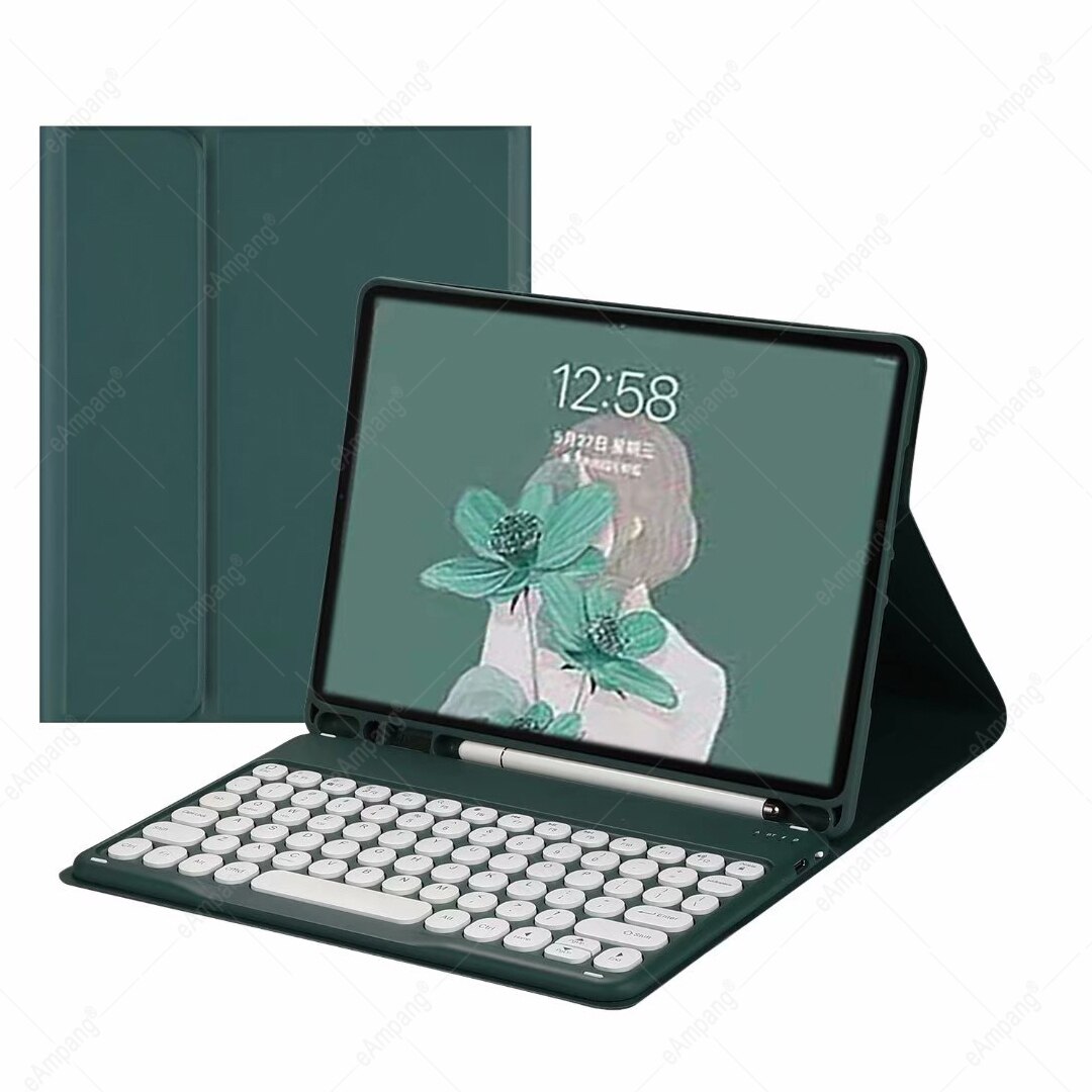 Case For Samsung Galaxy Tab S6 Lite 2022 Case with Keyboard P610 P615 P613 P619 Hebrew Russian Arabic Spanish Korean Keyboard