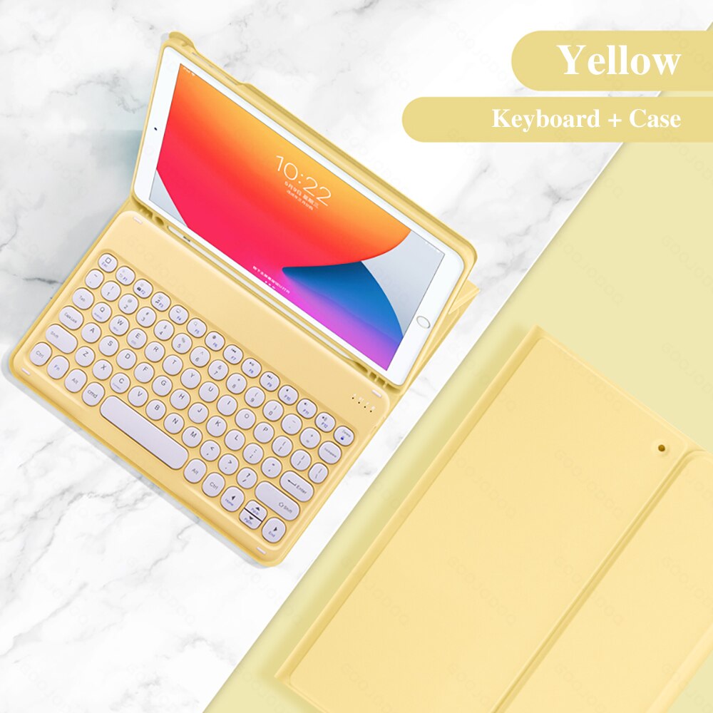 For iPad Air 4 Case Air 5 with Keyboard for iPad Pro 11 Case for iPad 9th Generation 8th Gen Case 10.2 10”2 Air 2 1 Air 3 Cover