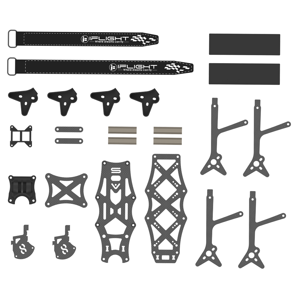AOS 5 O3 FPV Frame Kit with 6mm arm for FPV