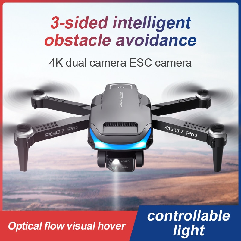 NEW RG107 MAX Drone 4K Professional Dual HD Camera FPV Mini Dron Aerial Photography Brush Motor Foldable Quadcopter Toys