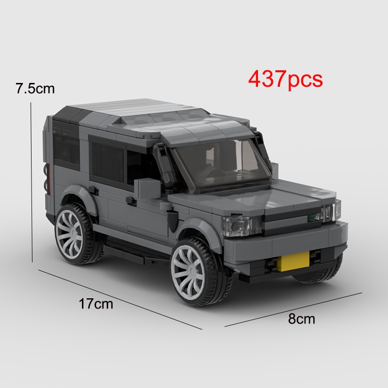 MOC SUV Speed Champion City Car Racer Classic off-road Building Blocks Brick Racing Super Technique Creative Garage DIY Set