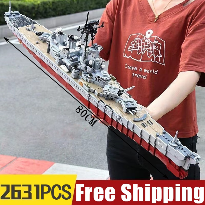Sembo Block ShanDong Aircraft Carrier With LED Building Blocks Military Battleship Brick Weapon Warship Toys Warcraft Ship Boat