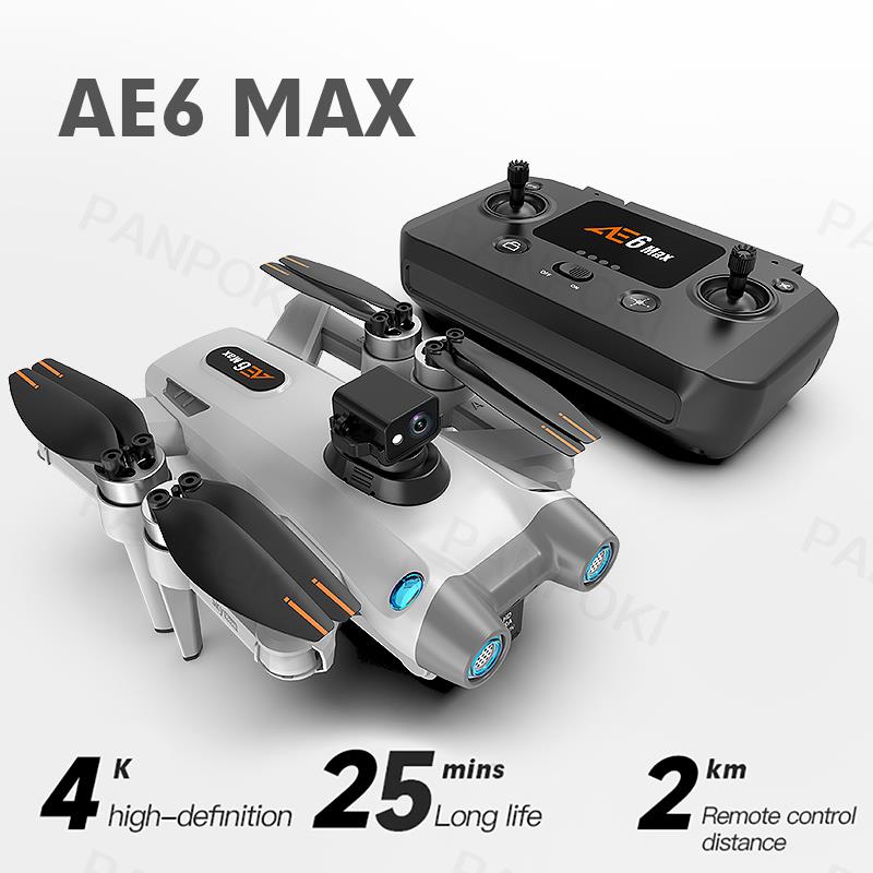 2023 New AE6 Max Drone 4k Profesional GPS 2KM Quadcopter with 5G Camera TransmissIion Wifi FPV drone helicoptero Toys for Boys