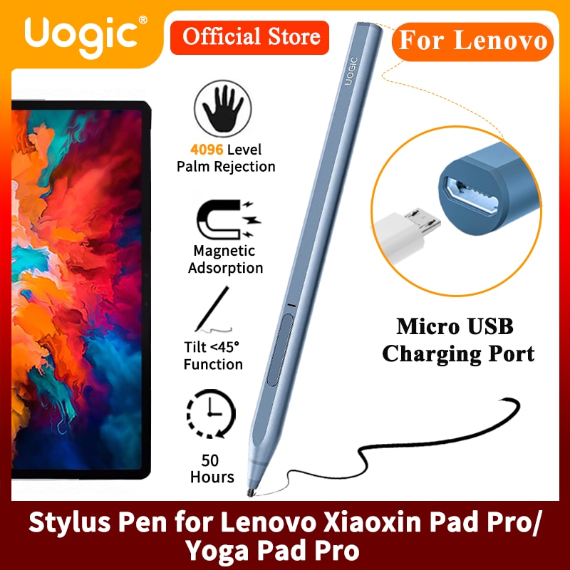 Uogic Stylus Pen for Lenovo Xiaoxin Pad Pro(Only for P11 Pro, Not for P11 or P11 Plus), 4096 Pressure Sensitivity Palm Rejection