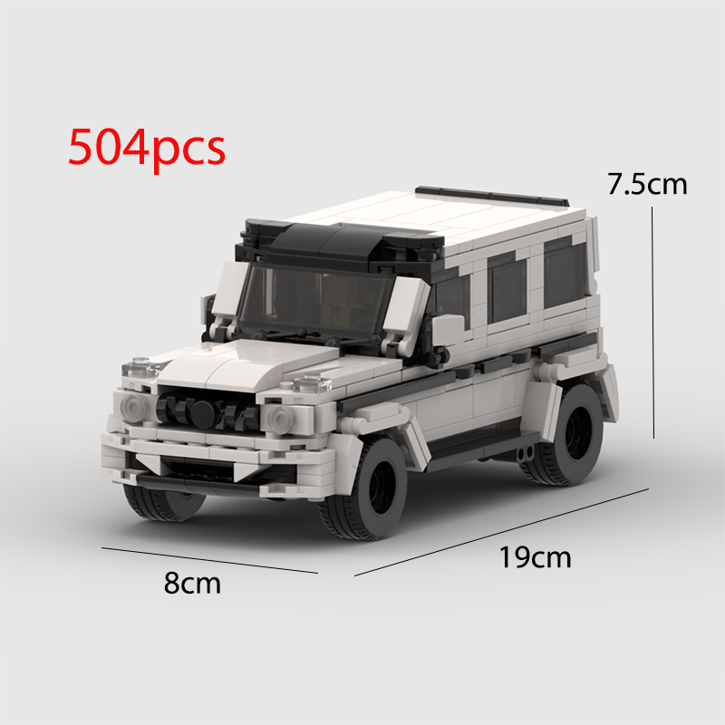 MOC SUV Speed Champion City Car Racer Classic off-road Building Blocks Brick Racing Super Technique Creative Garage DIY Set