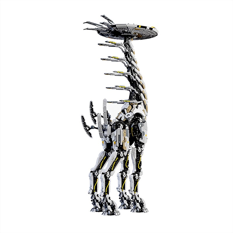 New MOC Horizon Zero Dawned Long-necked Beast Action Figure Building Block Mechanical Monster Mech Constructor Bricks Boy Toys