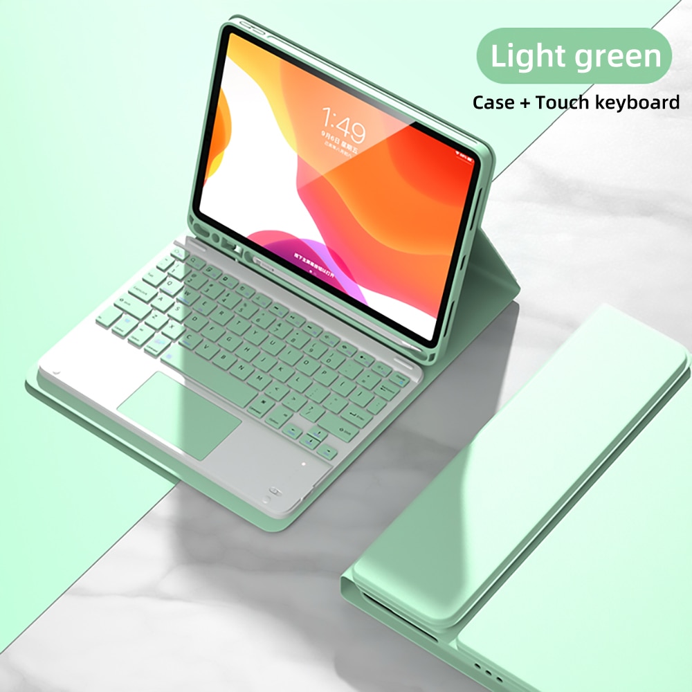 For iPad Keyboard Case For iPad Pro 11 2020 2021 Air 5 4 10.9 Mini 6 10.2 9/8/7th 2018 2017 5th 6th 9.7 Pro 10.5 Mini 4 5 Case