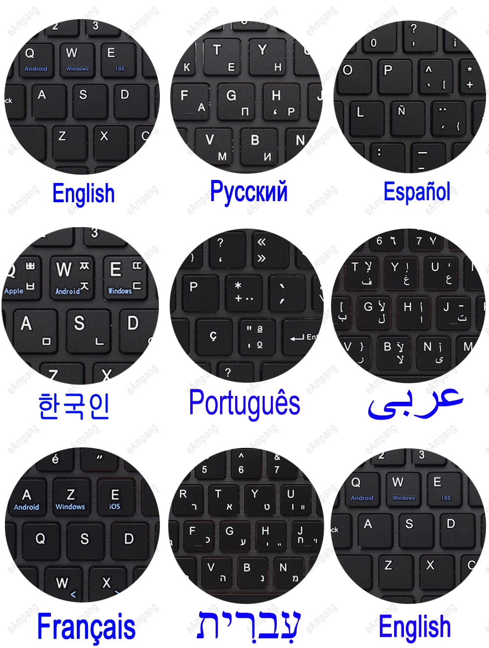 For iPad 10.2 Keyboard Case Mouse iPad Pro 11 Air 4 10.9 Air 3 2 Pro 9.7 10.5 6th 7th 8th 9th 10th Gen 2021 2022 Russian Spanish