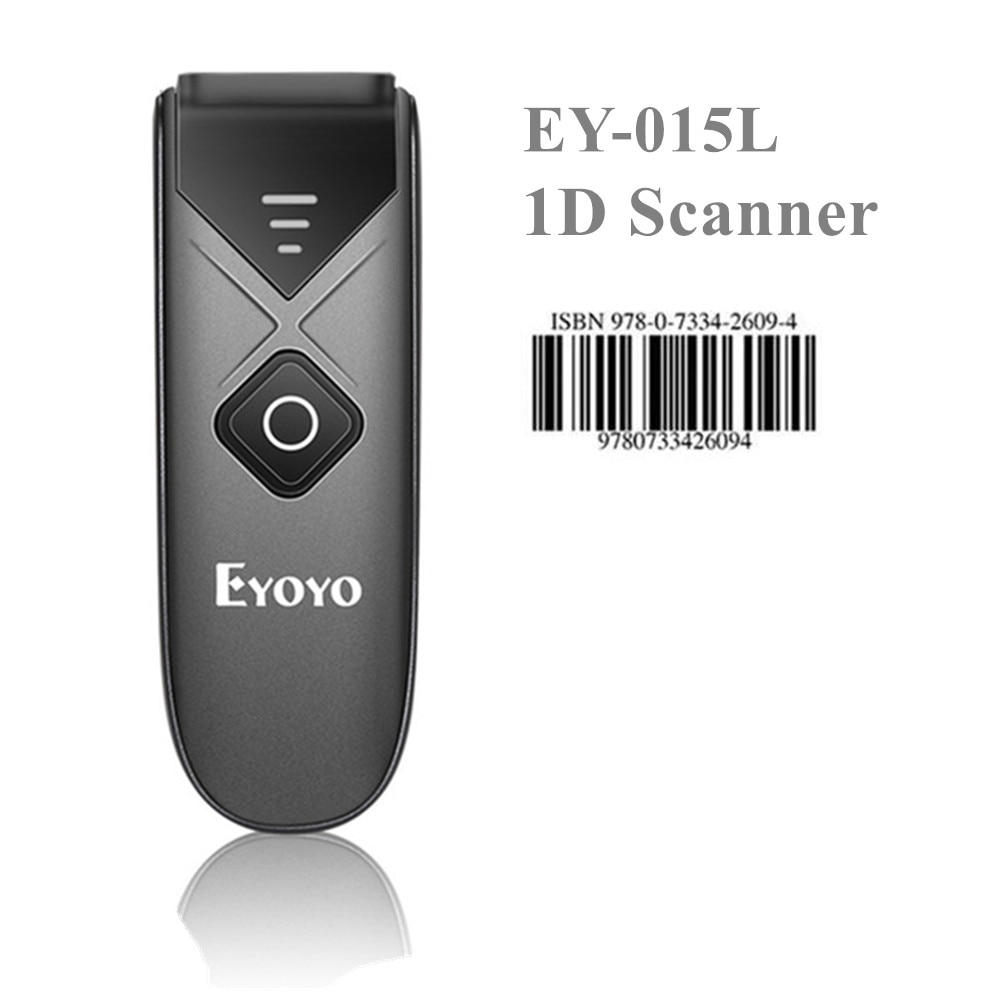 Eyoyo EY-015 Mini Barcode Scanner USB Wired/Bluetooth/ 2.4G Wireless 1D 2D Scanner QR PDF417 EAN13 Data Matrix Bar code Reader