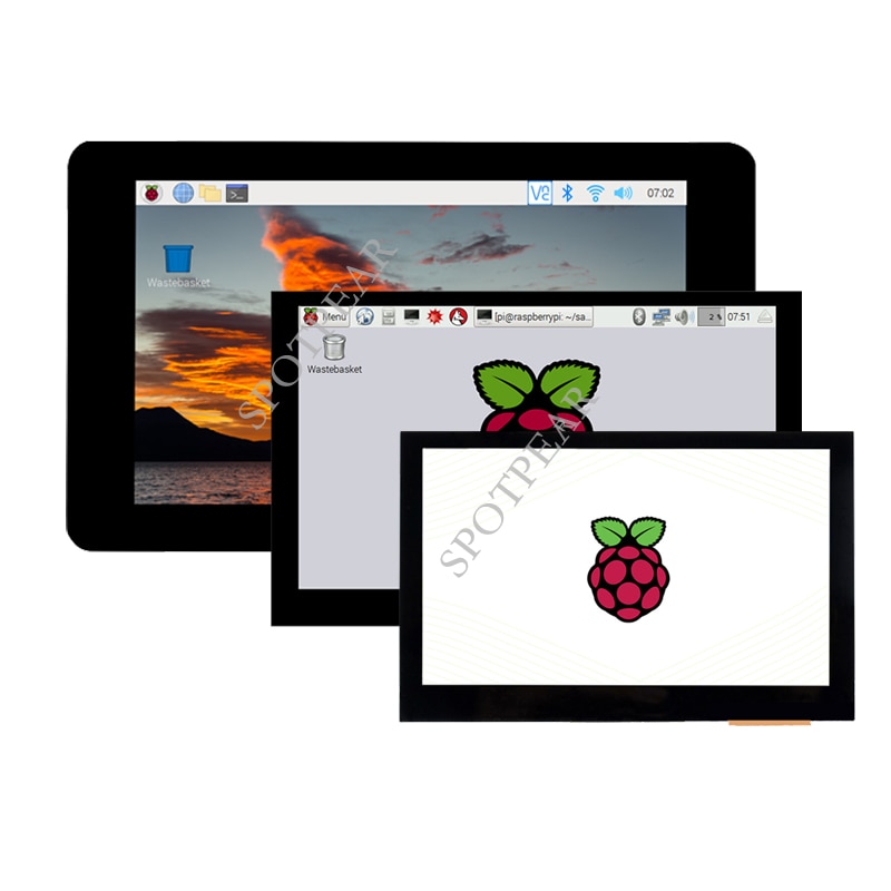 Raspberry Pi MIPI DSI LCD Display Capacitive Touch Screen 4.3inch/5inch/7inch TouchScreen